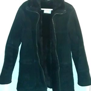 Jeremy Scotts/Braemar Petites Leather Jacket